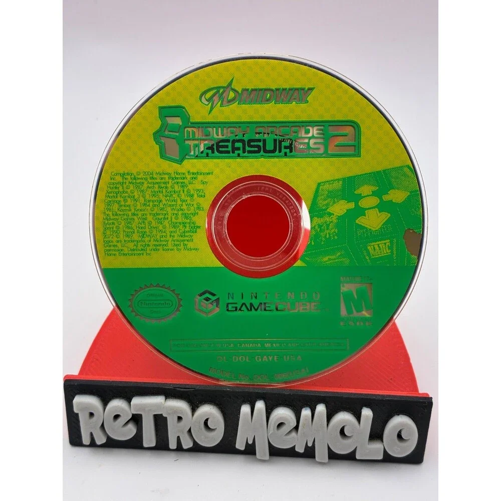 Nintendo Gamecube Midway Arcade Treasure 2 Disc Only